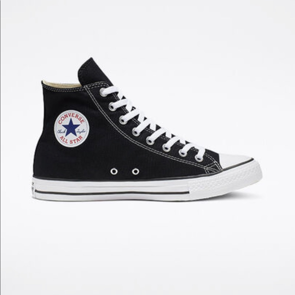 High Top Black & white chucks